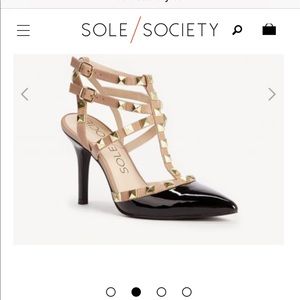 Like New - Sole Society Studded Heels